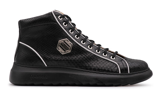 Python ankle boot 3019 - Black