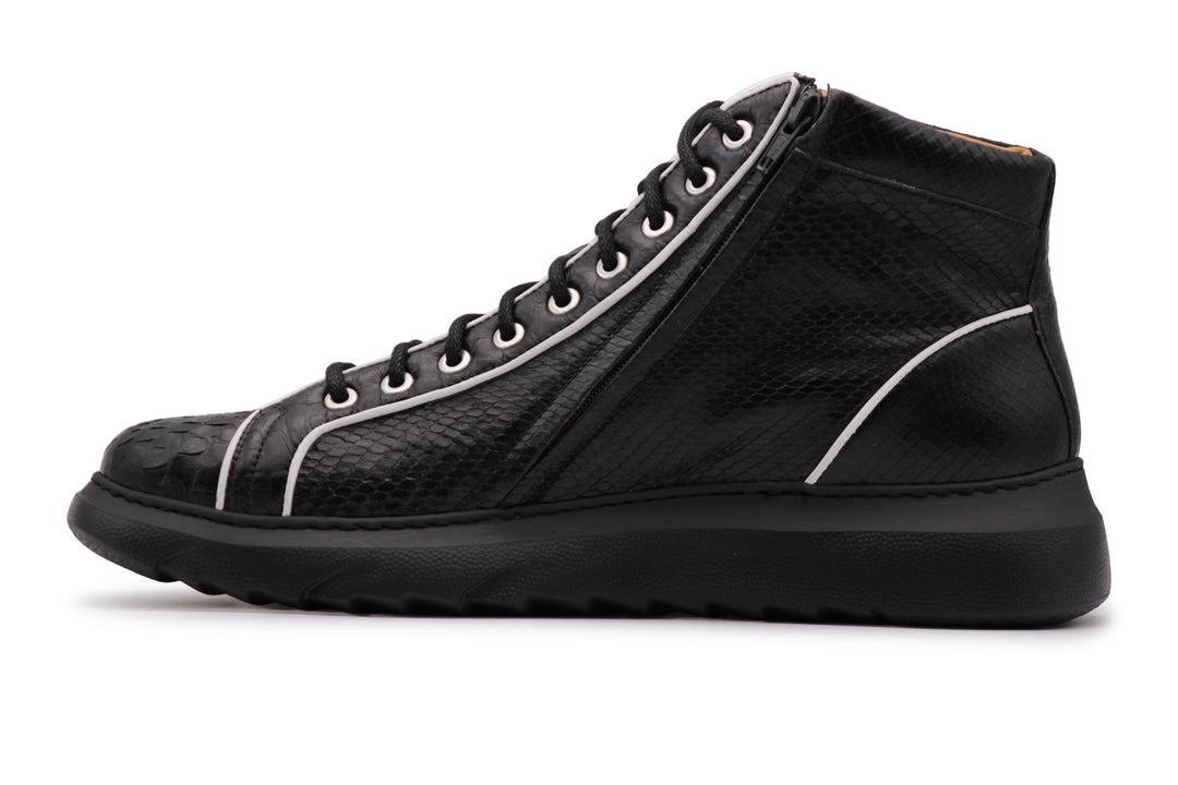 Python ankle boot 3019 - Black
