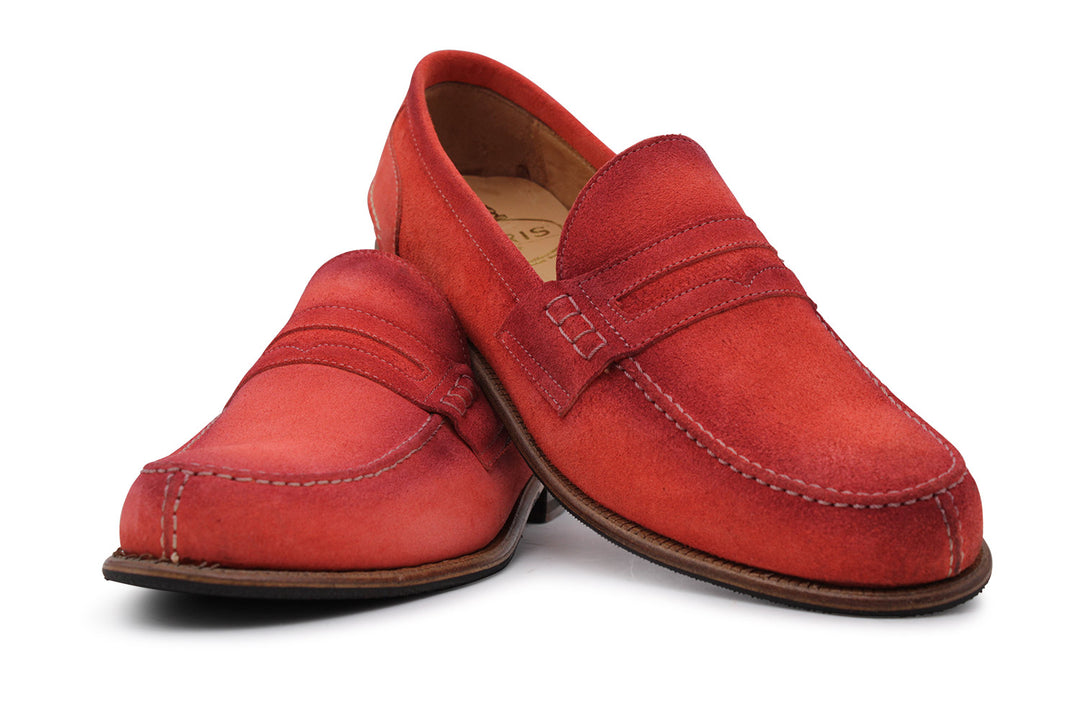 Suede loafers