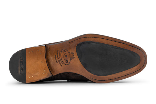 Mocassin en daim avec boucle