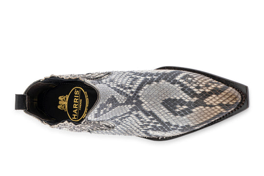 Botín texano de pitón