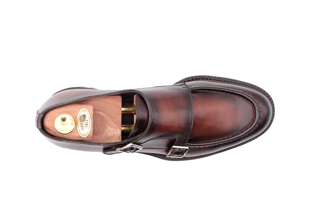 Double leather buckle