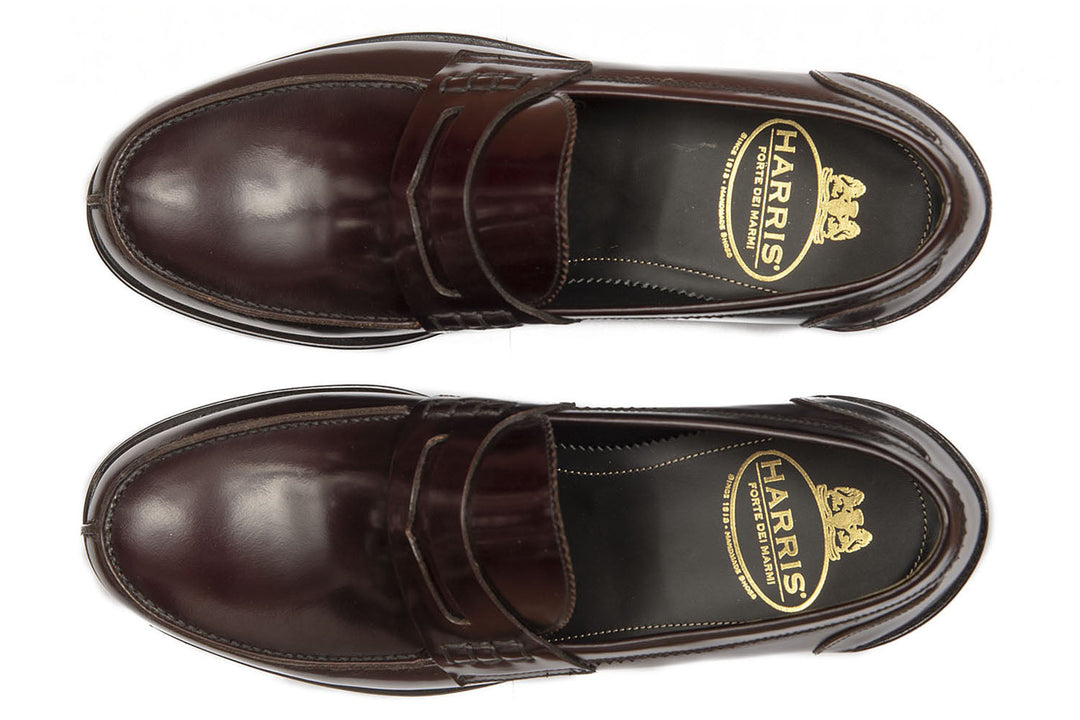 Mocassin en cuir brossé