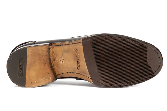Mocassin en cuir brossé