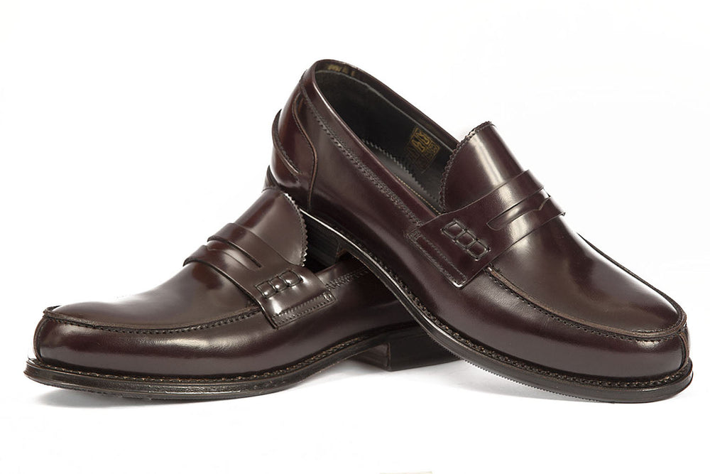 Mocassin en cuir brossé